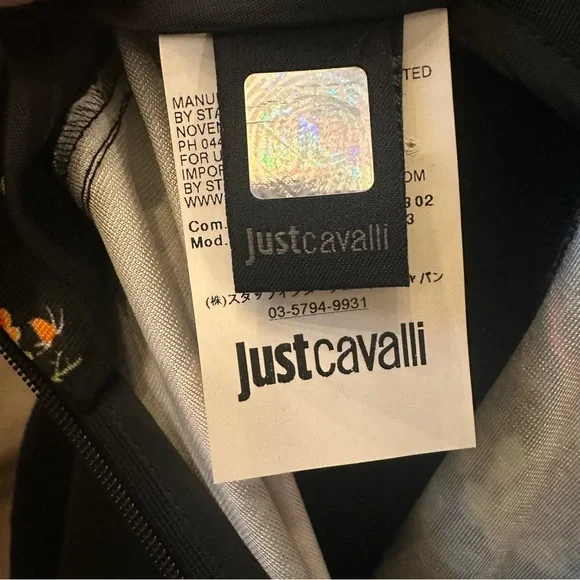 CAVALLI PEACOCK SKIRT Just CAvalli by Roberto CAvalli size Small designer Italy - Picture 6 of 8